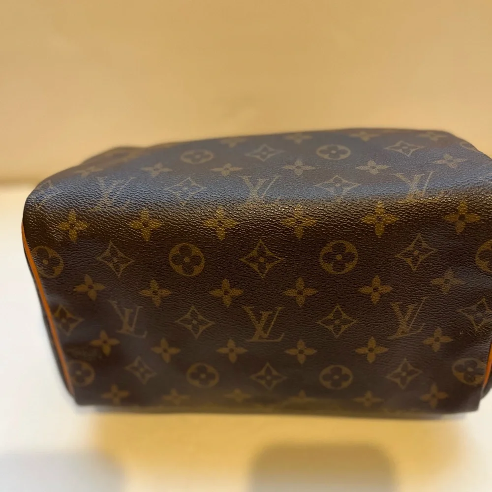 💖100% Authentic Vintage LOUIS VUITTON Monogram Speedy 25 *with FREE Bag Tag - Picture 7 of 16